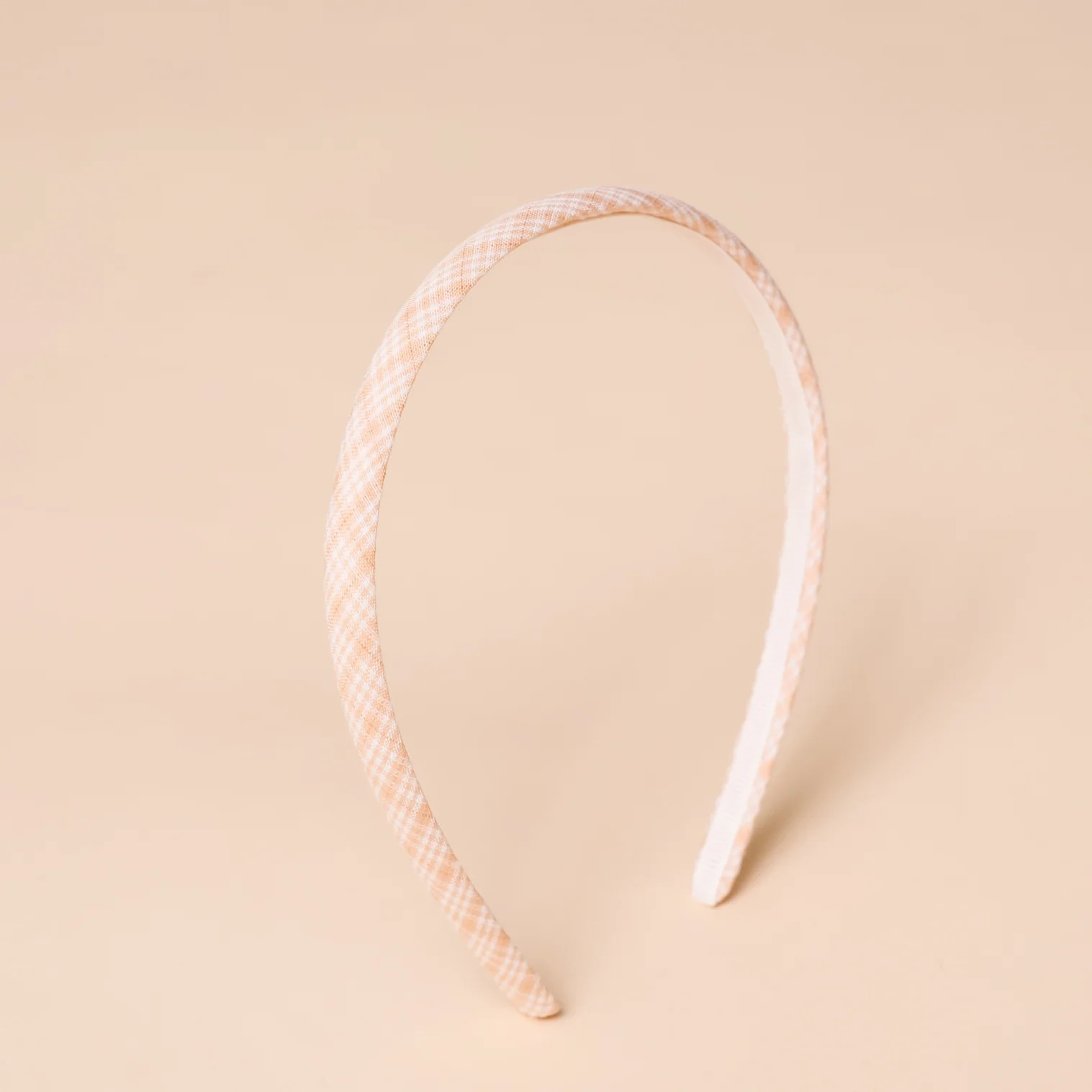 Creole Pink Check Headband for Girls and Moms, Summer Headband | Little Poppy Co