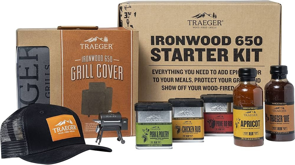 Traeger Grills BAC660 Ironwood 650 Holiday Bundle, Multicolor | Amazon (US)