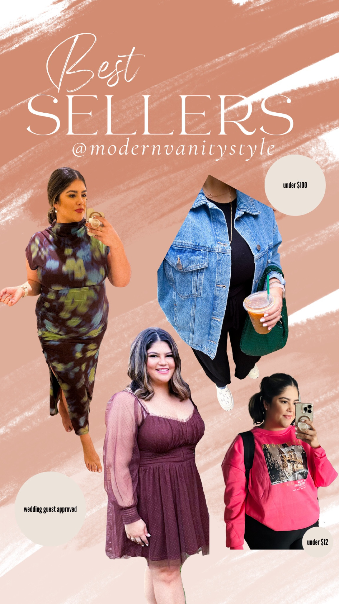 Best Sellers!
Wedding guest approved
Fall wedding style
Oversized denim jacket
Under $100
Oversized loungewear sweatshirt 

#LTKplussize #LTKfindsunder100 #LTKstyletip