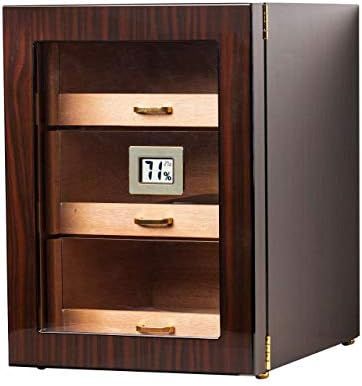 Woodronic Cigar Humidor Cabinet with Digital Hygrometer for 100 to 150 Counts, Spanish Cedar Line... | Amazon (US)