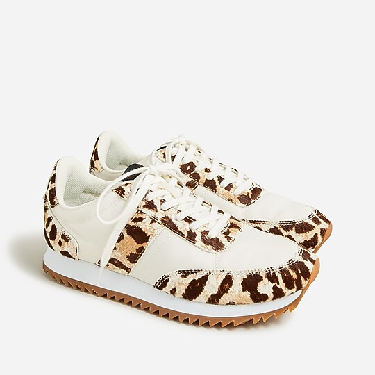 J.Crew trainers with calf hair | J. Crew US