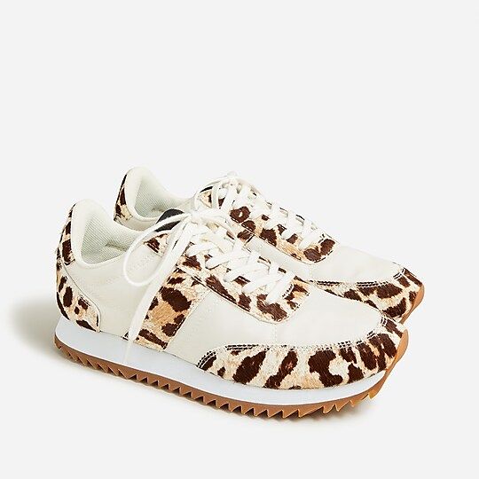 J.Crew trainers with calf hair | J.Crew US