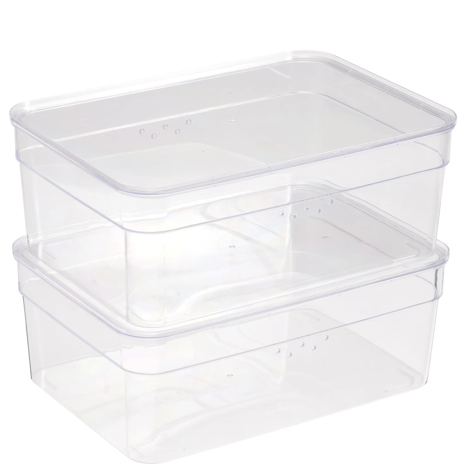 Mainstays Plastic 2Pack Extra-Wide Shoe Box with Lid ,  Clear Color, Adult Size - Walmart.com | Walmart (US)