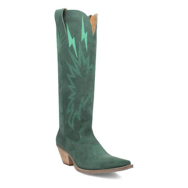 Women's Dingo Thunder Road Western Boots Casual 8 Green | Scheels Sports
