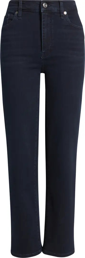 Le Sleek High Waist Ankle Straight Leg Jeans | Nordstrom
