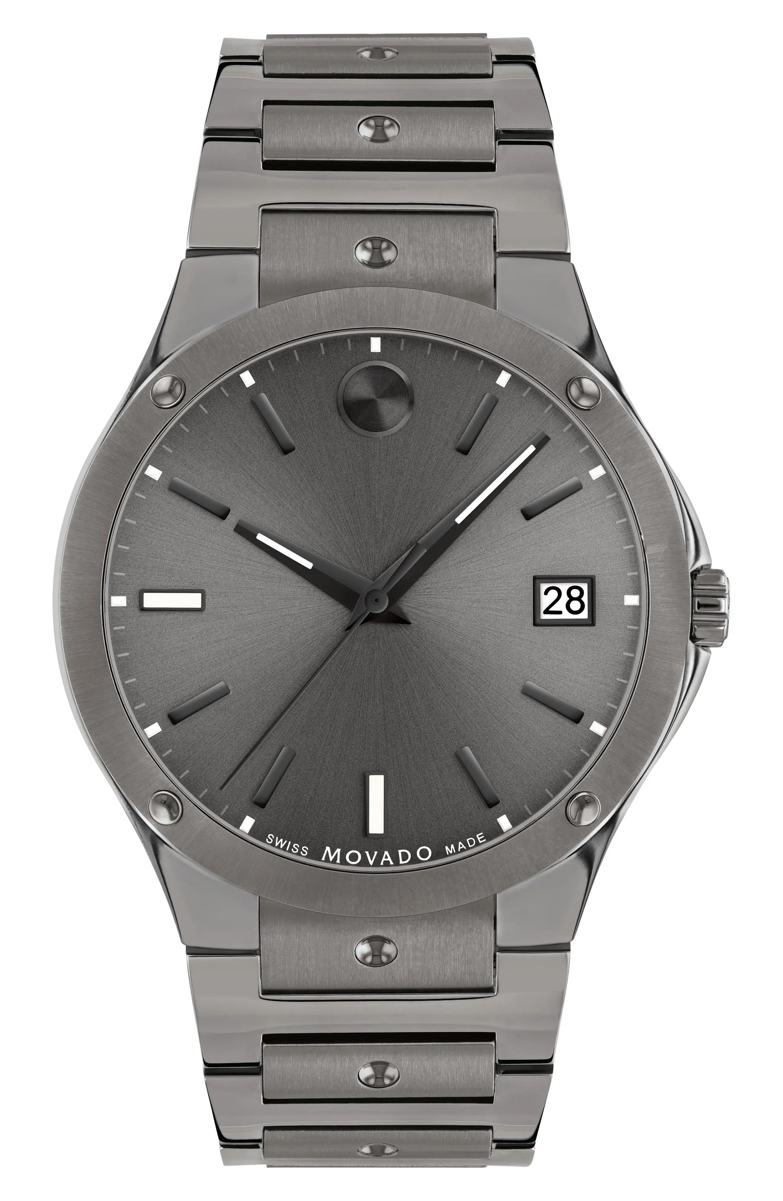 Movado SE Bracelet Watch, 32mm in Grey at Nordstrom | Nordstrom