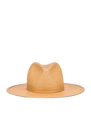 Janessa Leone Simone Packable Hat in Sand | FWRD | FWRD 