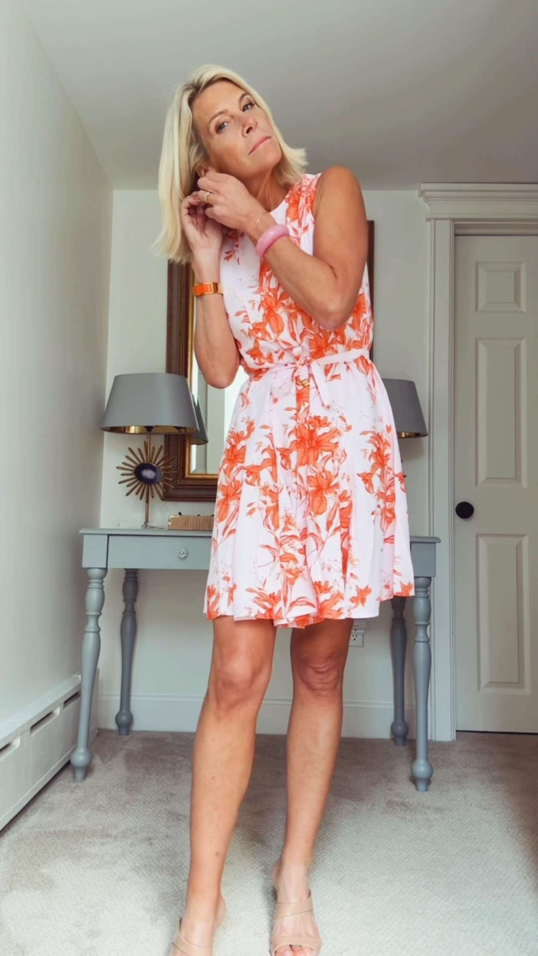 Lightweight Printed Dress for Vacation Outfits. 

 #LTKootd #LTKSeasonal #LTKOver40