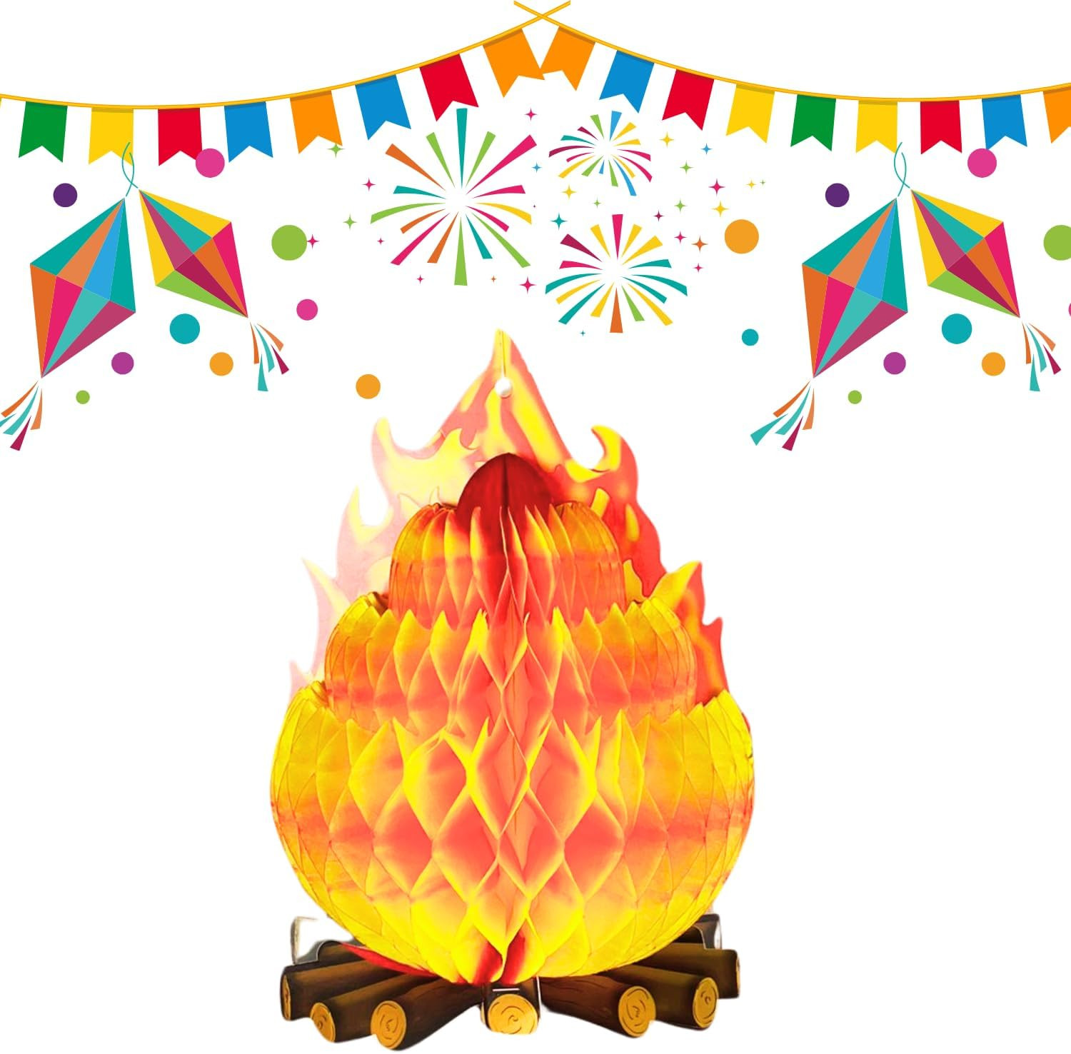 Decoração de Festa Junina Fogueira São João DM ACESSÓRIOS | Amazon (BR)