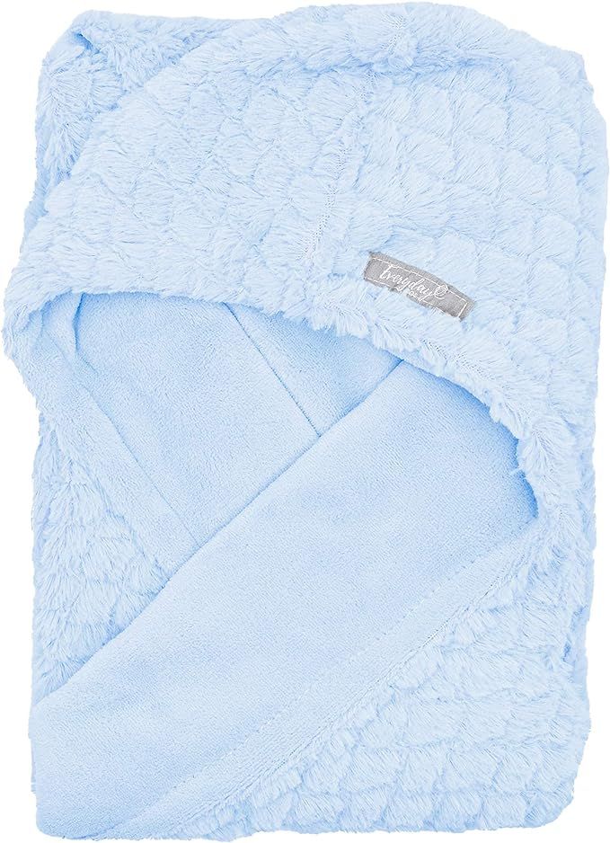 EVERYDAY KIDS Pastel Blue Baby Car Seat Blanket for Baby and Toddler Boys Baby Bunting Swaddle Wr... | Amazon (US)