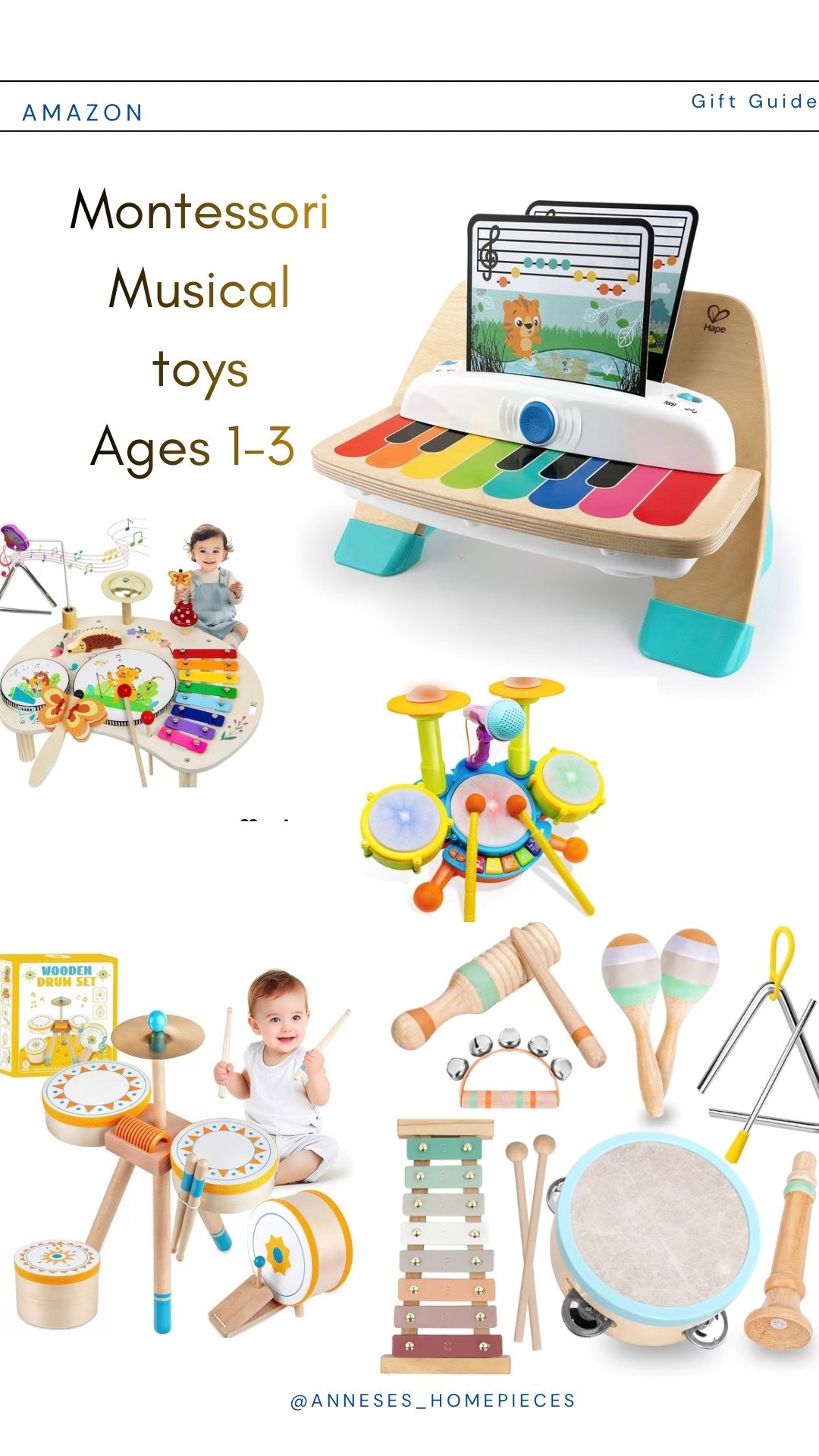 Amazon sale for Montessori instrumental toys for littles!! #giftguide #toddler #baby #christmasgifts #kidschristmas #babytoys #toddlertoys #toys #instruments #ltkbaby #ltkbump #ltkkids 

#LTKSaleAlert #LTKHoliday #LTKGiftGuide