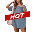 UANEO Rompers for Women Casual Oversized Athletic Jumpsuits Overalls Workout Hot Shot Tee Romper | Amazon (US)