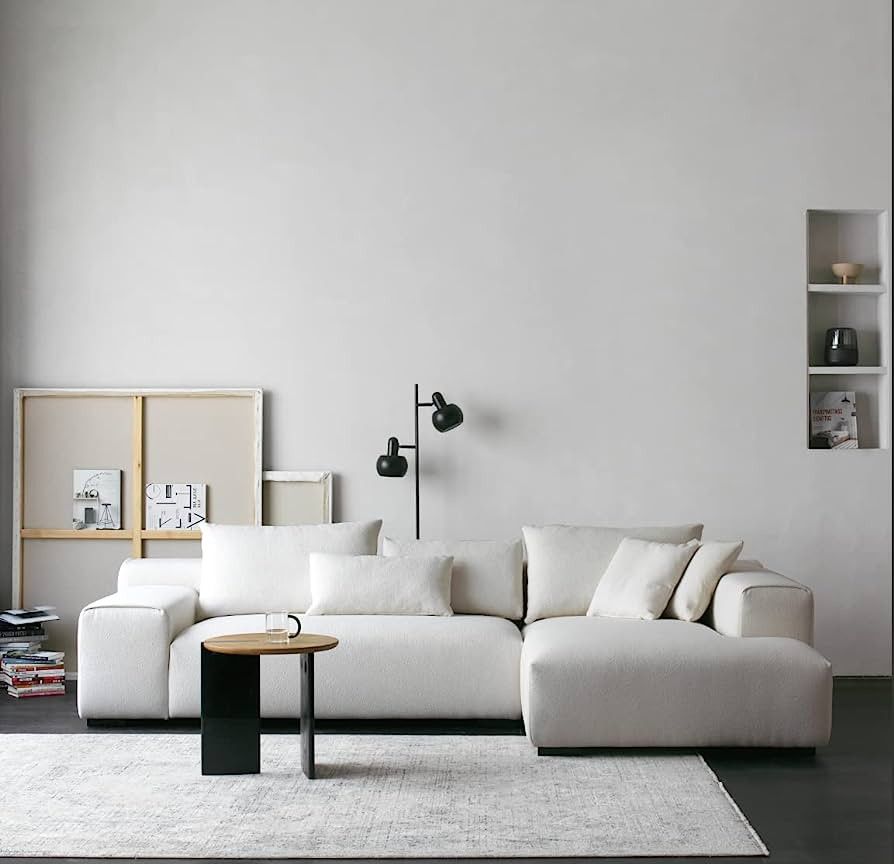 Acanva Modern L-Shaped Sectional Sofa Amazon finds amazon deals amazon sales | Amazon (US)