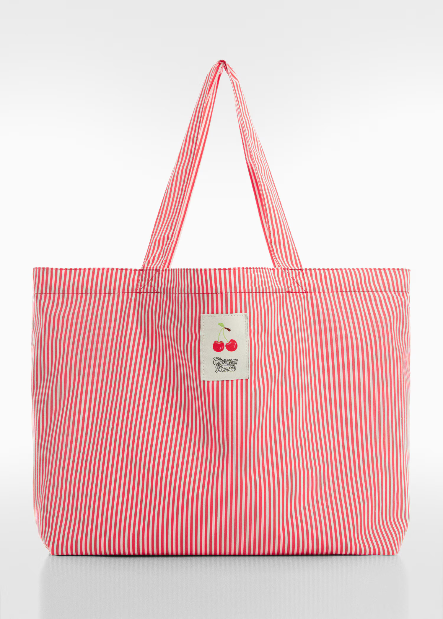 Striped shopper bag | MANGO (US)
