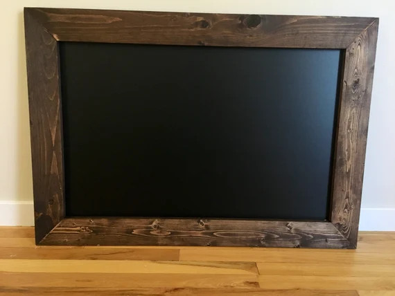 Rustic Wood Framed Chalkboard | Farmhouse Chalkboard | Wedding Chalkboard | Nursery Chalkboard | ... | Etsy (US)