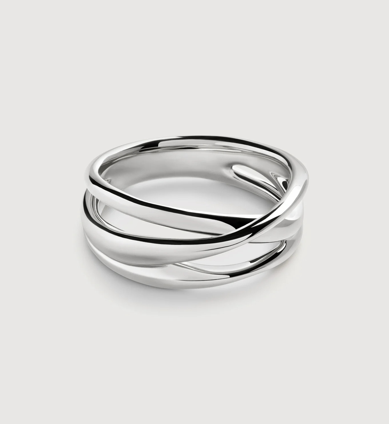 Nura Crossover Ring | Monica Vinader (Global)