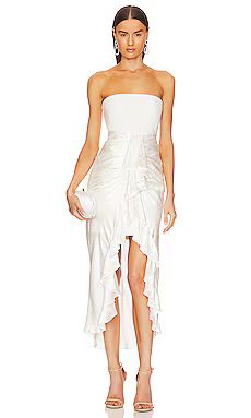 Cinq a Sept Georgiana Dress in Ivory from Revolve.com | Revolve Clothing (Global)