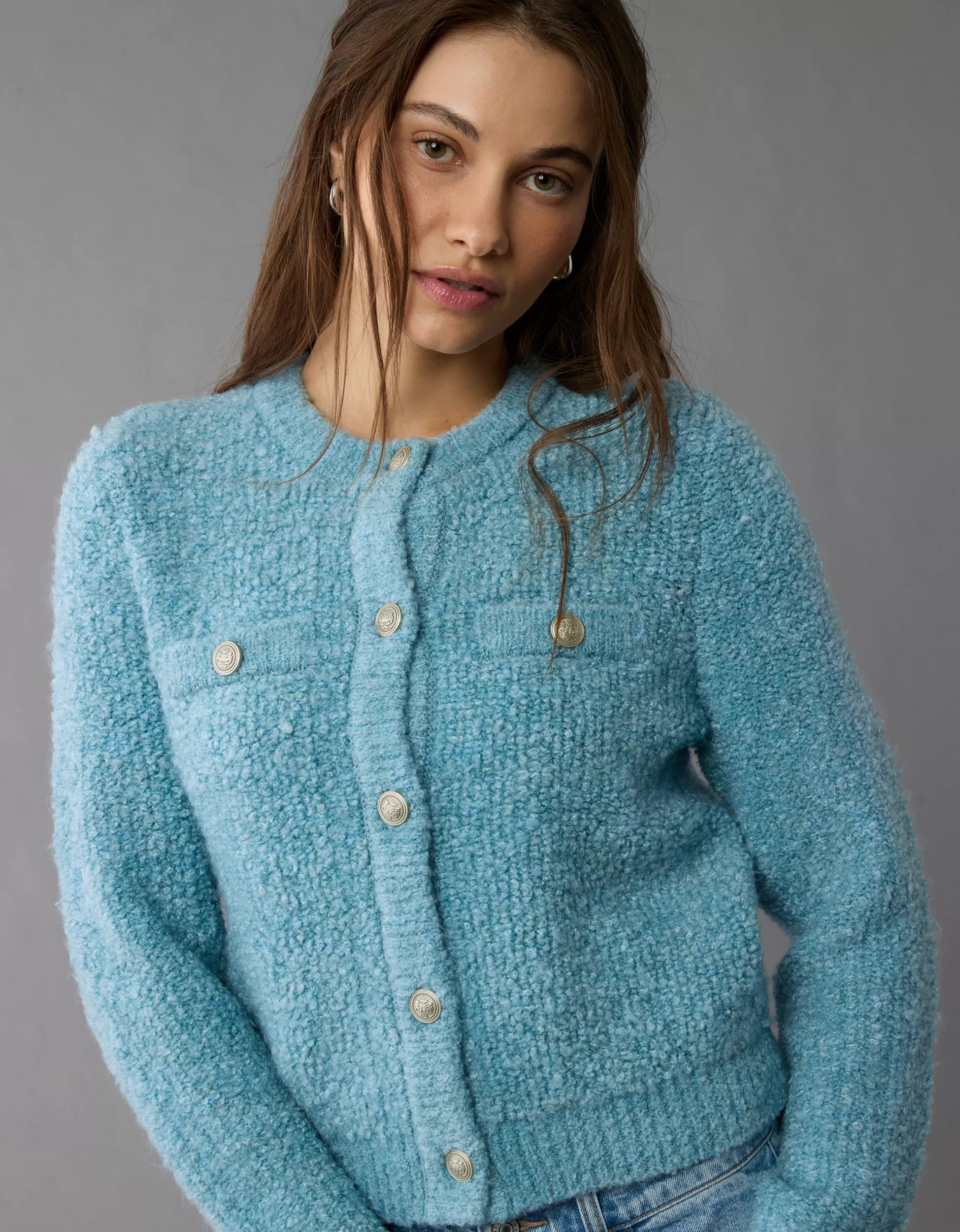AE Boucle Lady Cardigan | American Eagle Outfitters (US & CA)