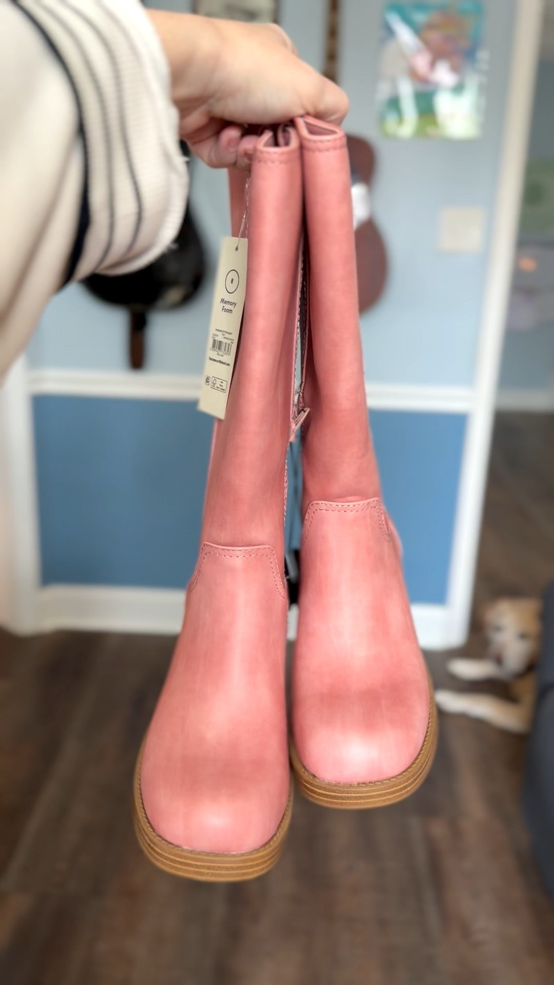 These pink campus-style boots from Walmart are EVERYTHING 🩷

If you’ve been eyeing that viral tall campus boot silhouette but not the designer price… this is your look-for-less moment.

✔️ True to size
✔️ Comfortable stacked heel (actually walkable)
✔️ Structured shaft that holds its shape
✔️ The prettiest pink statement for spring

They give that classic 70s campus boot vibe that looks so good with denim, midi skirts, or a simple teacher outfit.

There were only 8 left in my size when I grabbed them, so I truly don’t think these will sit long. 

👀 just a quick note - there are no half sizes. I usually get an 8 1/2 and these are an eight and they do fit but are not roomie like I prefer them. if you want a looser style, get the bigger size. ￼

pink campus boots • tall structured boots • 70s style boots • Walmart boots • designer inspired boots • spring statement shoes

#LTKSeasonal #LTKMidsize #LTKootd