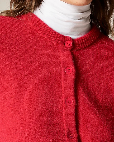 Supersoft bubble-hem cardigan | J. Crew US