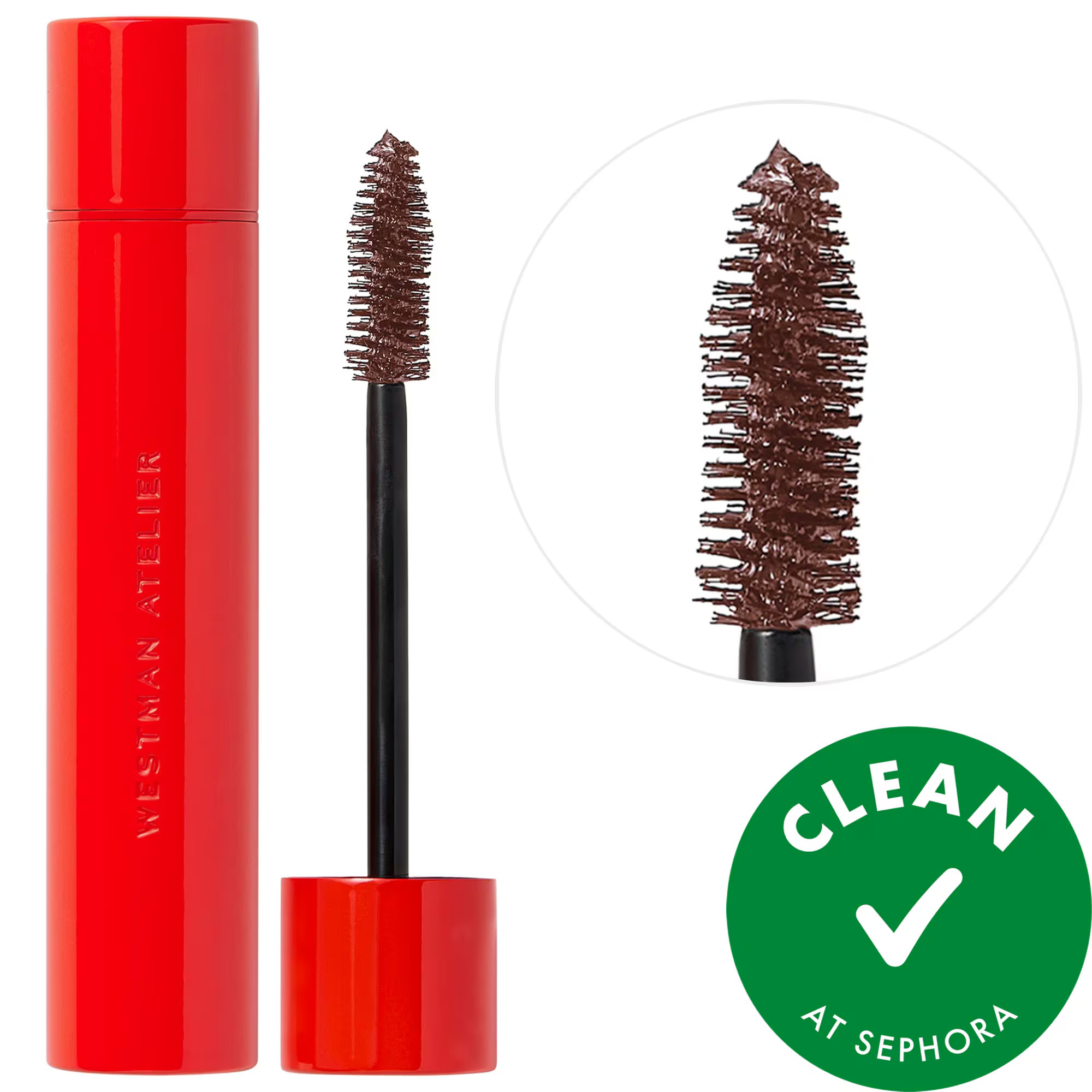 Westman Atelier Eye Want You Lengthening + Volumizing Clean Mascara Le Brun Clean 0.29 oz | Sephora (US)