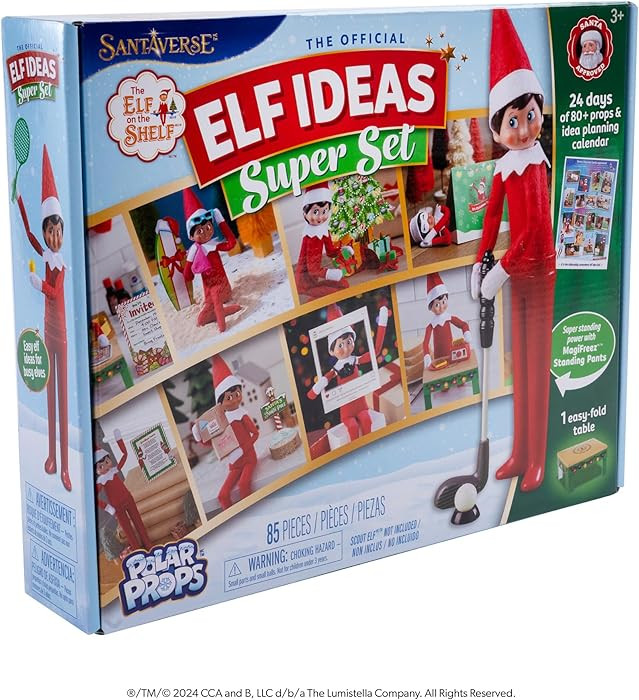 The Elf on the Shelf 24-Day Super Set Official The Elf on the Shelf Ideas for 24 Days of Elf Magi... | Amazon (US)