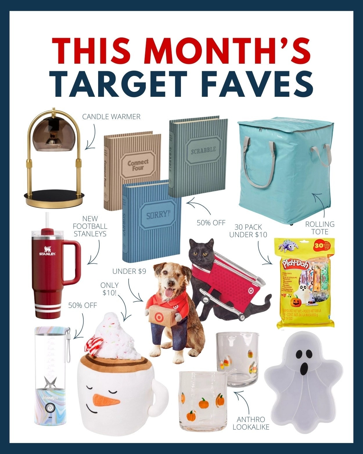 Shop our team’s favorite finds at Target right now! From 50% off games and blenders to Halloween must-haves! You won’t want to miss these! 🎯😍🛍️

#LTKSeasonal #LTKFallSale #LTKSaleAlert
