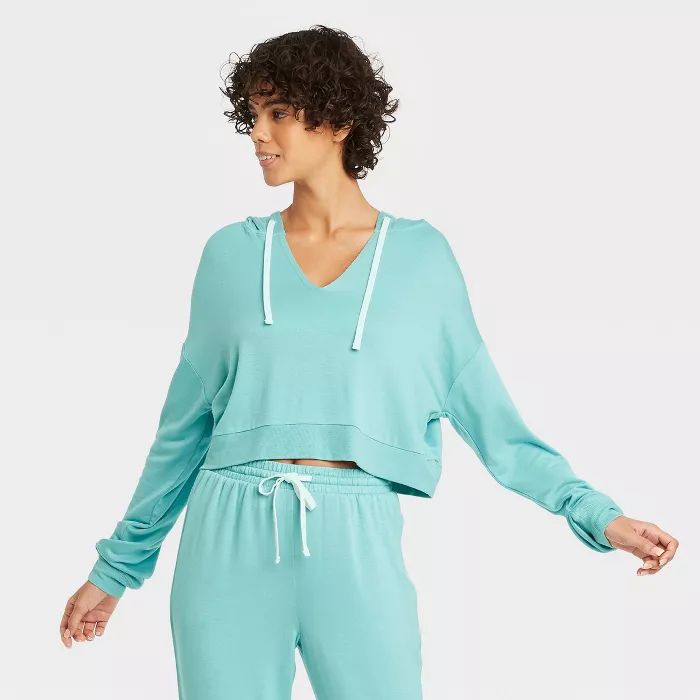 Women's French Terry Lounge Hoodie - Colsie™ | Target