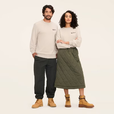 Adult Boot Graphic Print Pullover Sweatshirt - Woolrich x Target Taupe XL | Target