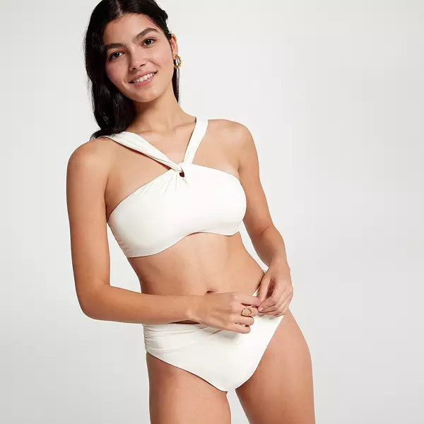 CALIA Women's Twisted High Neck Medium Support Bikini Swim Top | Dick's Sporting Goods
