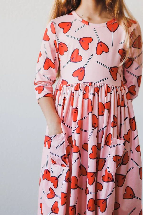 Sucker for You Pocket Twirl Dress | Mila and Rose