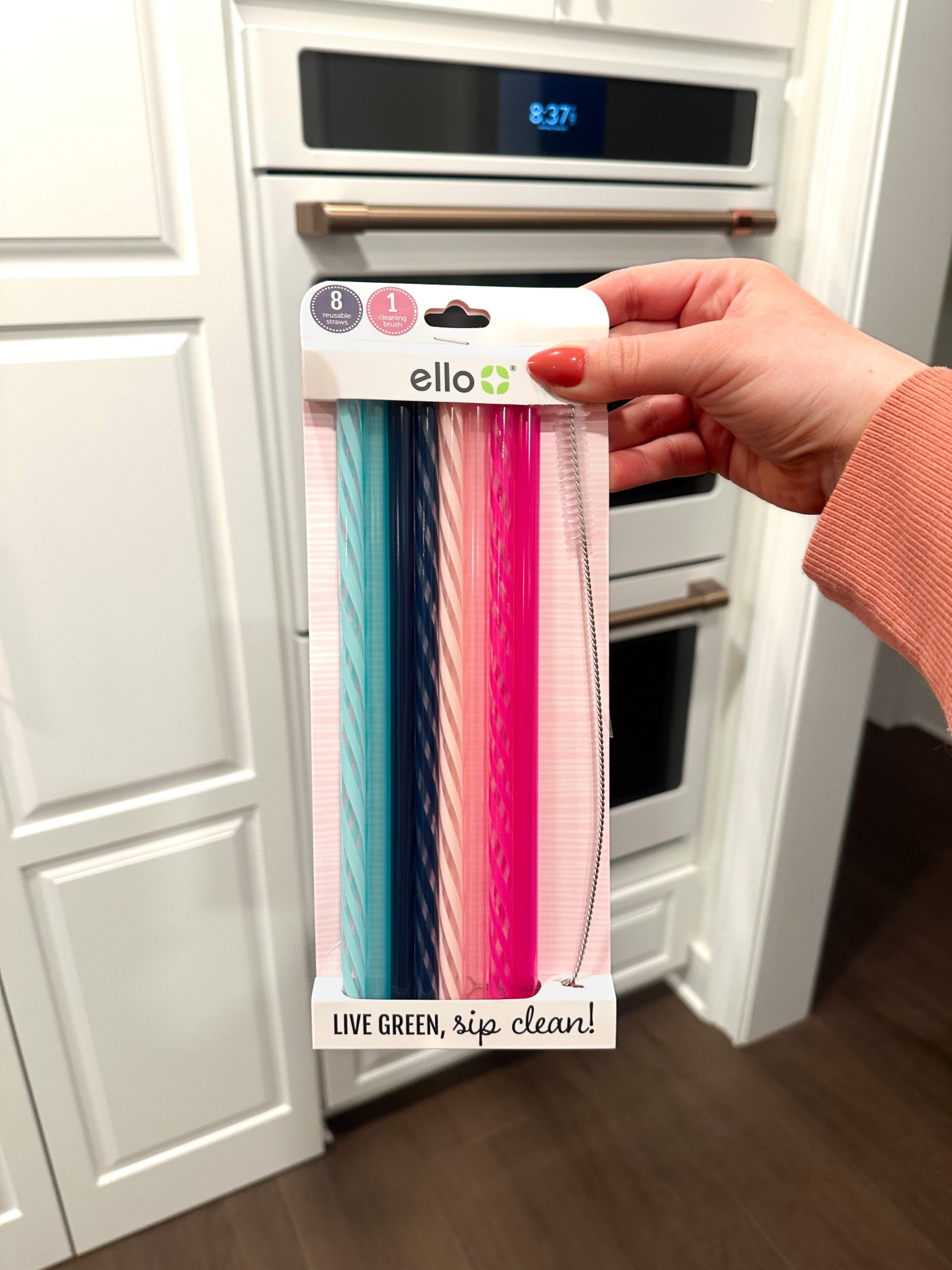 I’m a plastic straw girl and this straw set from Target is perfect! Even my friends know where these are in my kitchen when they come over— and they always grab one for their beverages! 

#LTKFamily #LTKHome