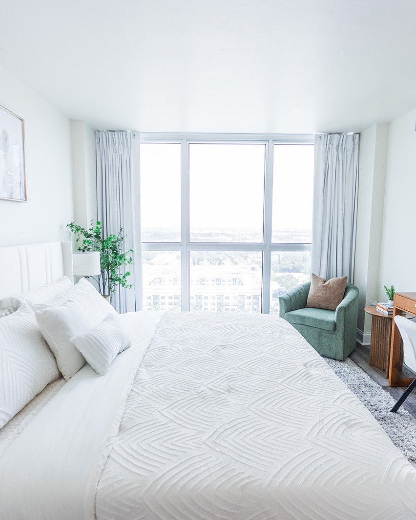 Master bedroom is giving cozy and comfy vibes! The natural lighting is a plus!!

#LTKHome