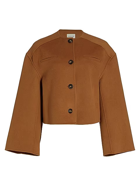 Aspo Wool-Cashmere Cropped Jacket | Saks Fifth Avenue