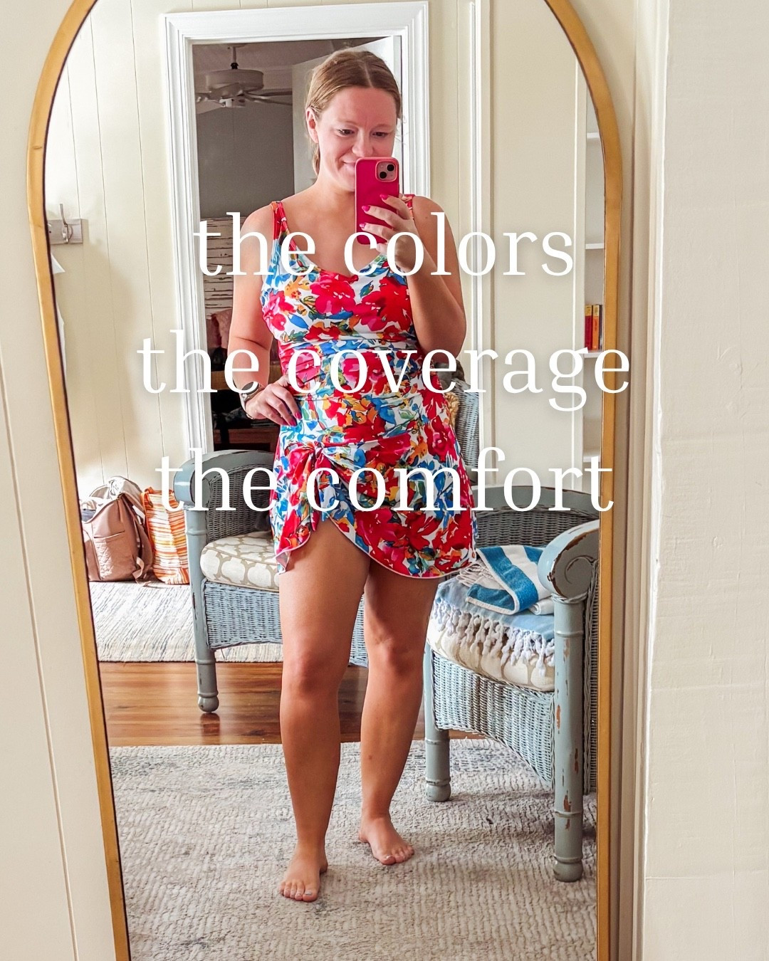 LOVE the colors and felt comfortable running after kids- in a large

#LTKSeasonal #LTKMidsize #LTKSwim