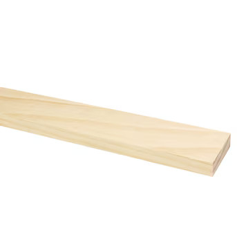 RELIABILT 1-in x 3-in x 6-ft Square Unfinished Clear S4S Radiata pine Common Softwood Board | Lowe's