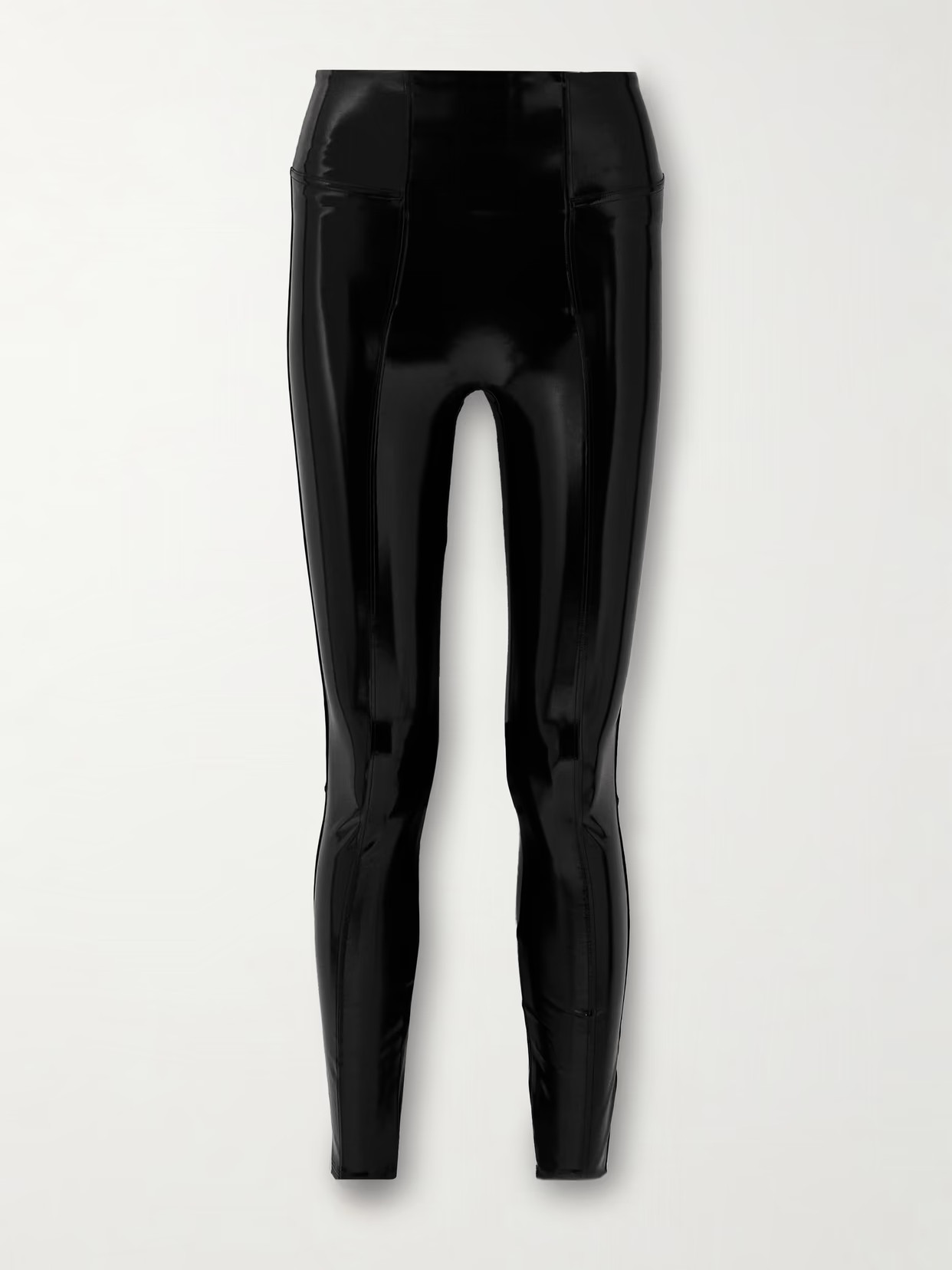 Spanx - Faux Patent-leather Leggings - Black | NET-A-PORTER (US)