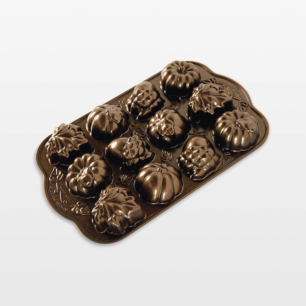 Nordic Ware Autumn Delights Cakelet Pan | Crate & Barrel | Crate & Barrel