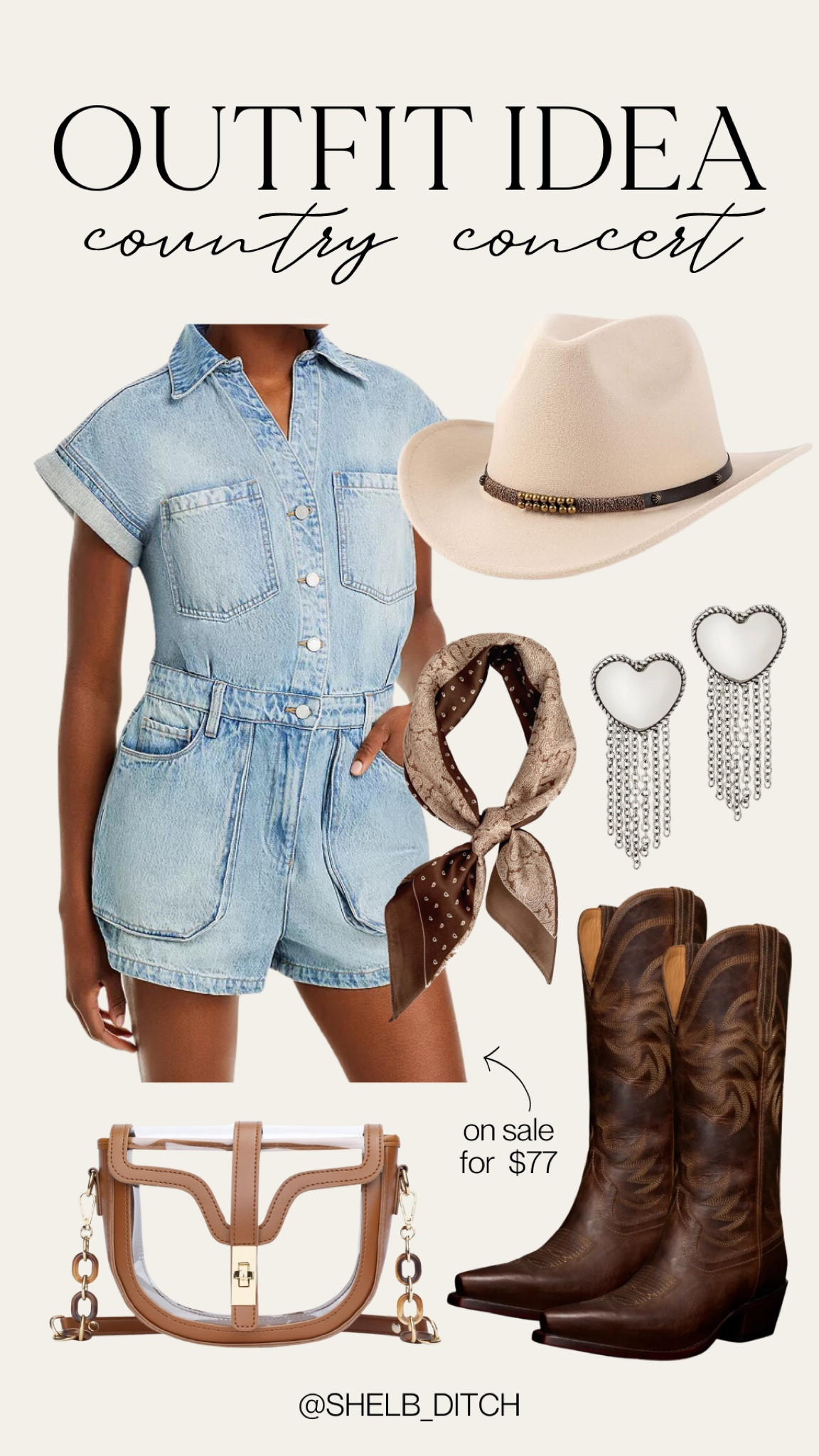 Country Concert | Concert Outfit | Denim Romper

#LTKfindsunder100 #LTKstyletip #LTKsalealert
