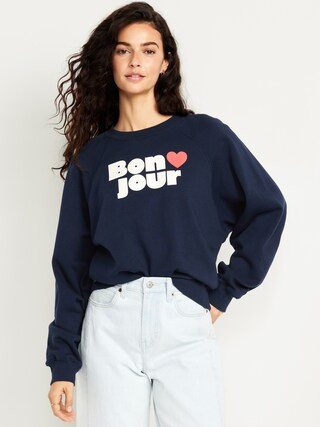 SoComfy Crew-Neck Graphic Sweatshirt | Old Navy (CA)