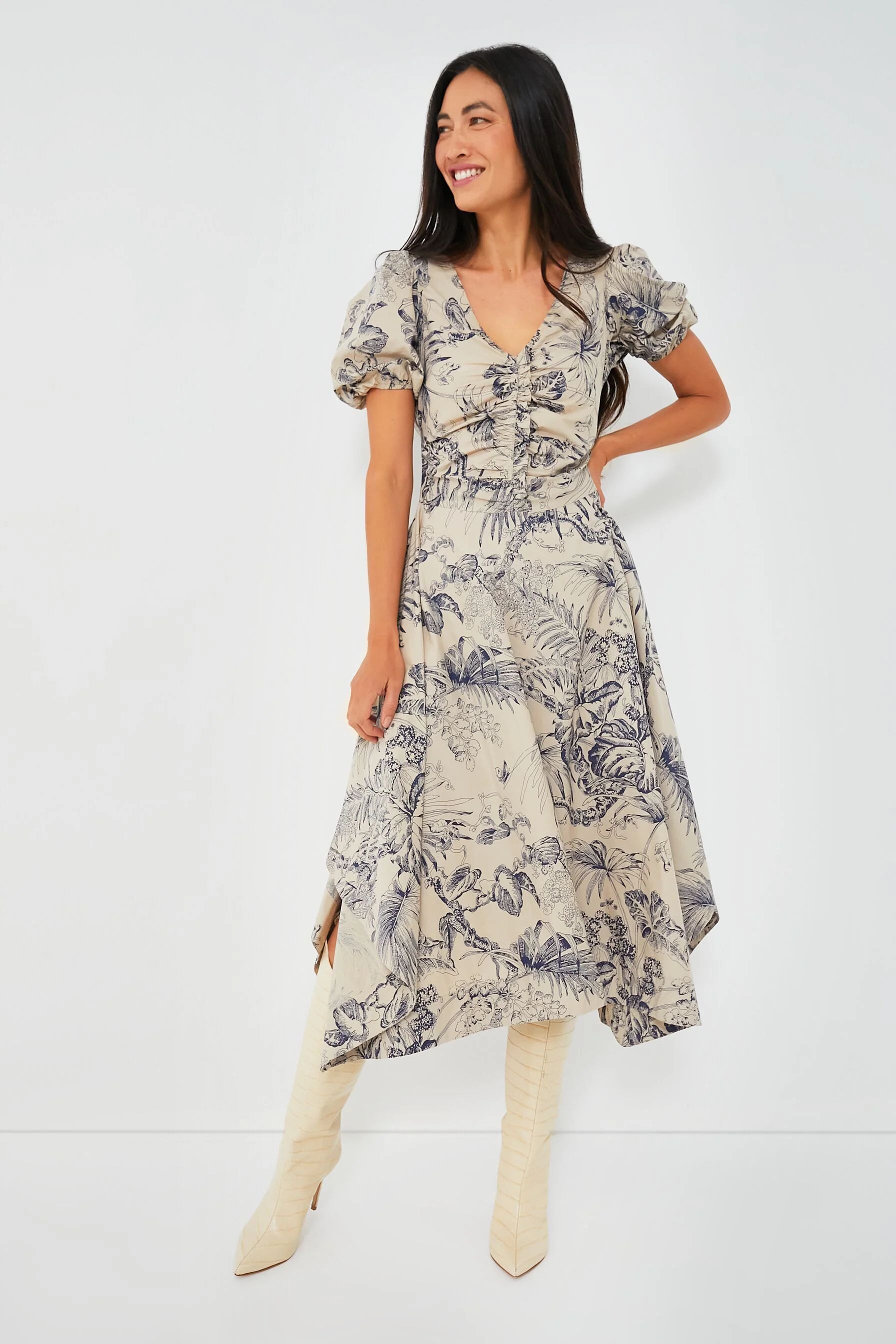 Yaffe Print Sydney Midi Dress | Tuckernuck (US)