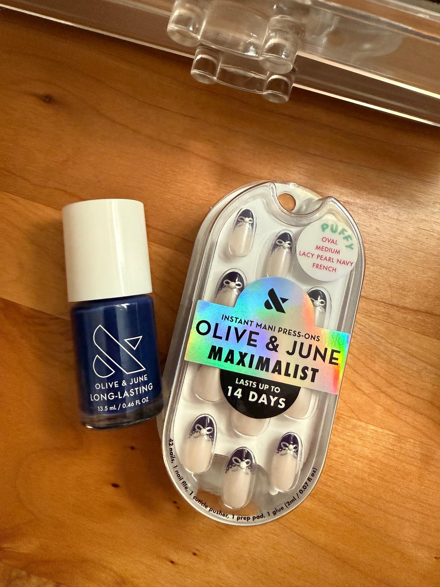 My wedding guest nails and polish 
Thanks to Olive and June

#LTKselfcare #LTKBeauty #LTKSeasonal