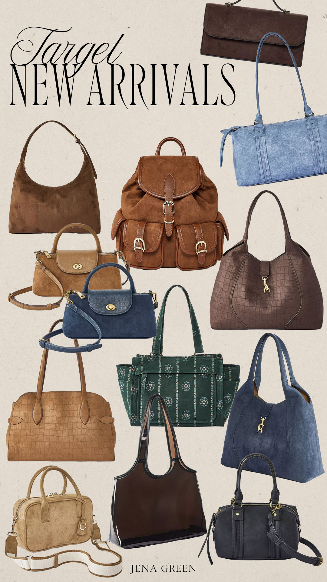 Target New Arrivals | Target New Fashion | Target New Bags | Target New Handbags | Fall Handbags | Suede Handbags 

 #LTKootd #LTKSeasonal