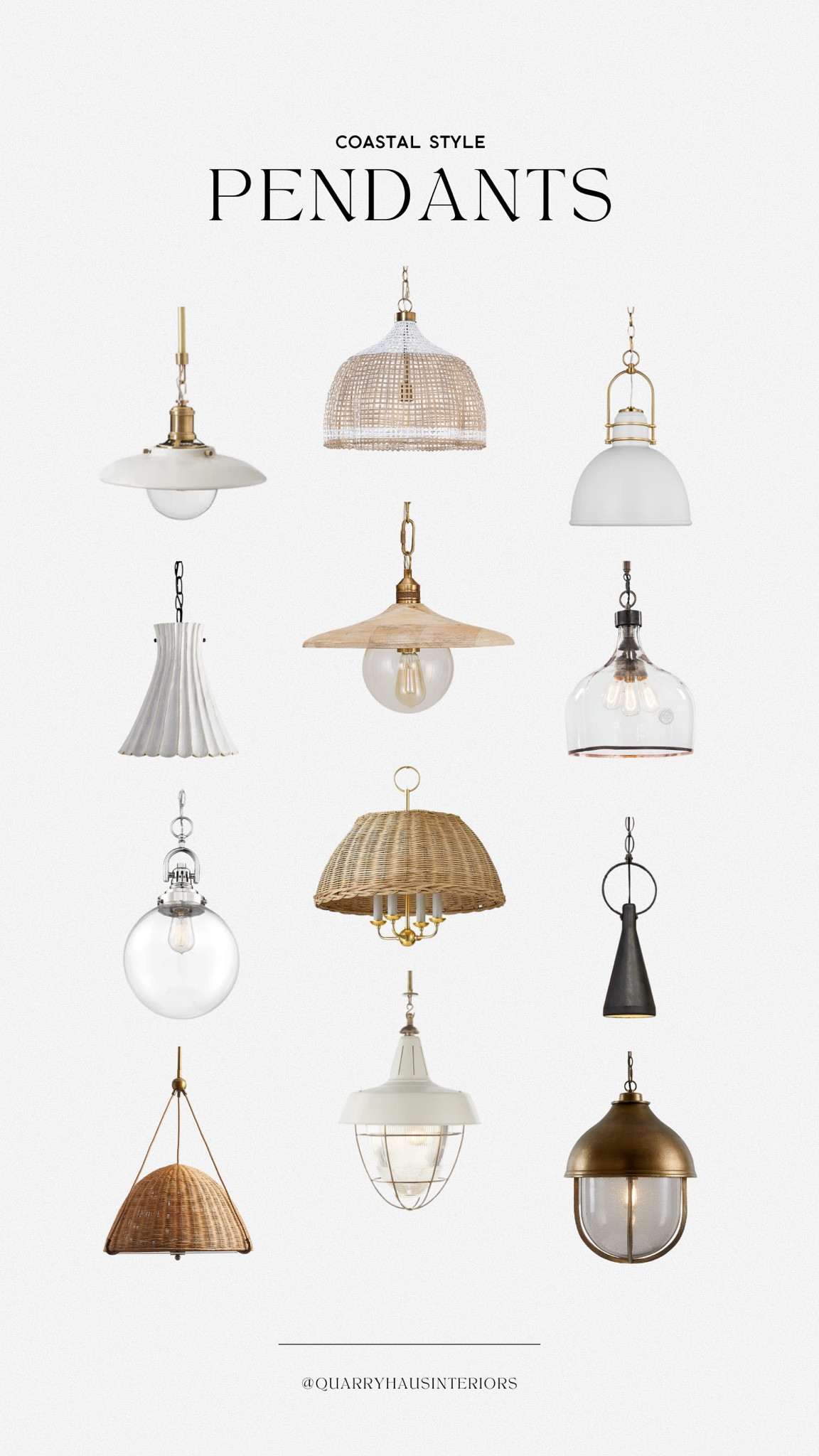 Beach house worthy pendants for your coastal kitchen 🌊 


Coastal beach house kitchen island pendant lighting white brass gold black polished nickel wicker rattan woven glass ceramic modern traditional transitional 

#LTKhome