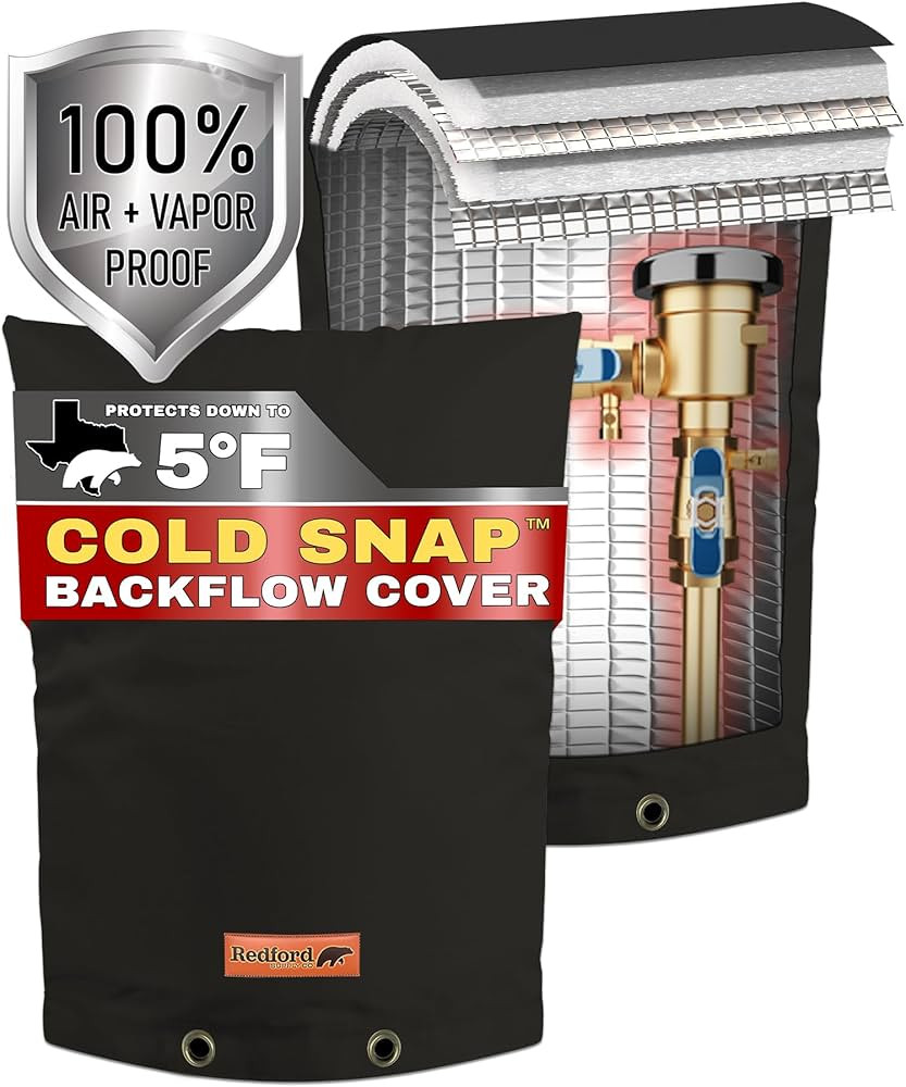 Redford Supply Co. Cold Snap (5°F) Double Wall Cotton Backflow Preventer Insulation Cover - Spri... | Amazon (US)