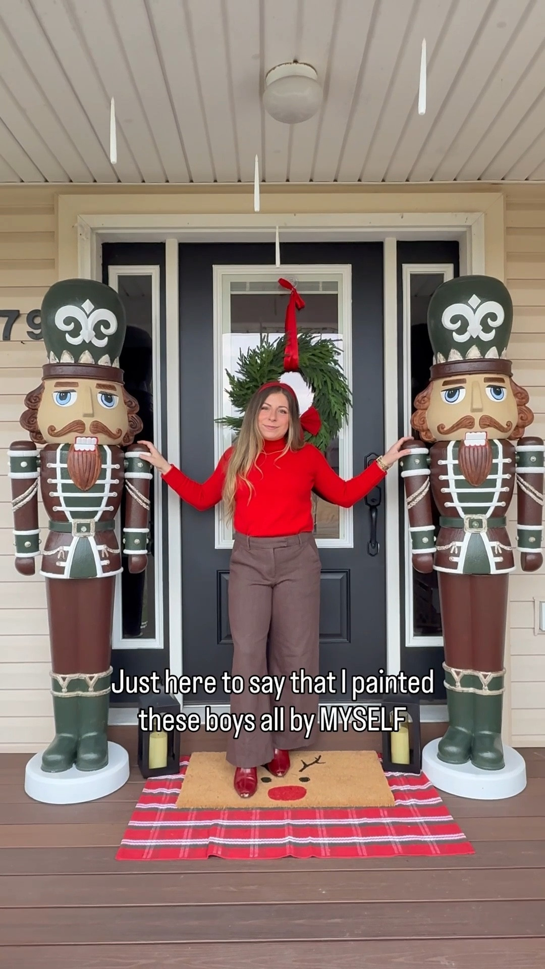 Looking for a fun task to take in this holiday? Look no further!! These 6FT nutcrackers took me an entire day to paint and seal but I am SO happy with their outcomes! Who knew I could paint (I think??) 😆 

If you’re not up for the DIY task - Walmart also has some ready-to-go that are painted in your traditional Christmas colors. 

#LTKHoliday #LTKSeasonal #LTKHome