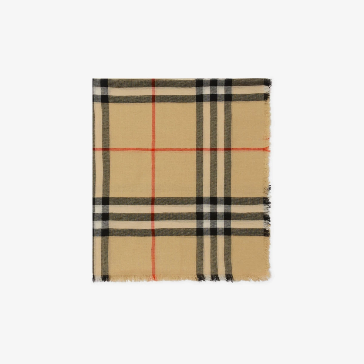 Burberry Check Wool Scarf | Burberry (US)