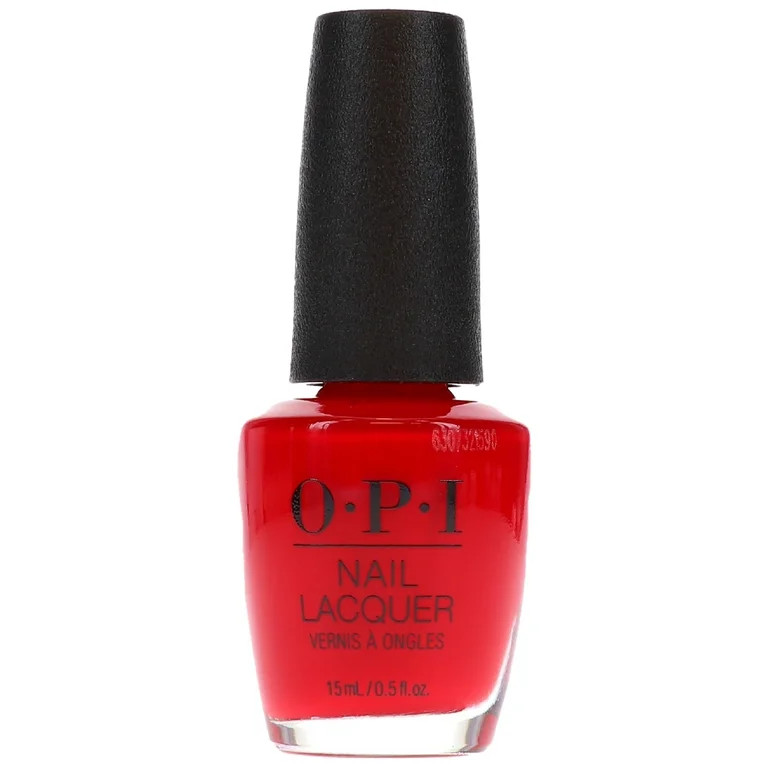 OPI Nail Lacquer, Big Apple Red, Nail Polish, 0.5 fl oz | Walmart (US)