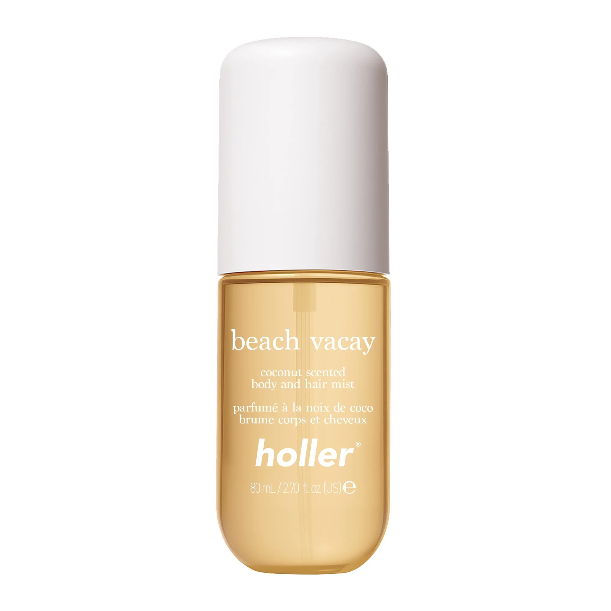 Holler Beach Vacay Body and Hair Fragrance Mist, Coconut Scented, 2.7 fl oz | Walmart (US)