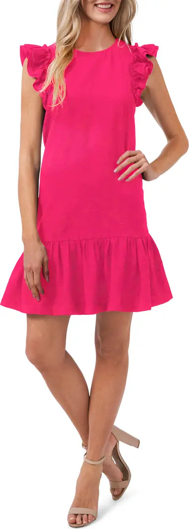 Flutter Sleeve Shift Dress | Nordstrom